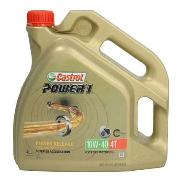 Масло за четиритактов мотоциклет Castrol POWER1 4T 10W-40, 4 L